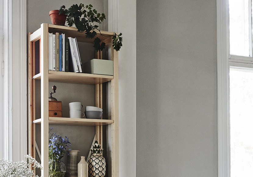 Lundia Classic -avohylly, 208x50 cm, valkolakka