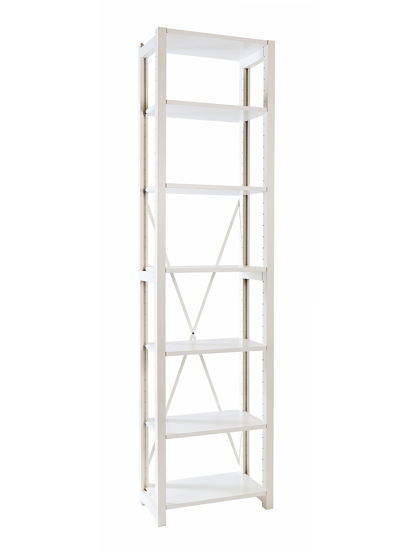 Lundia Classic -avohylly, 208x50 cm, valkolakka