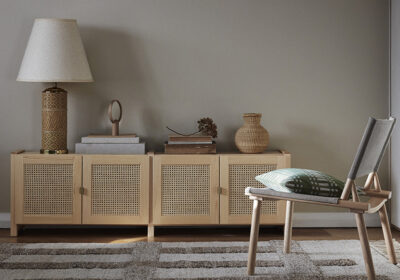 TV-taso rottinkiovilla, luonnonvärinen