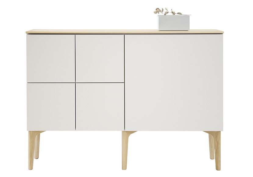 Fuuga senkki, cashmere, iso & pieni ovi, Bend-jalat, kaksiosainen