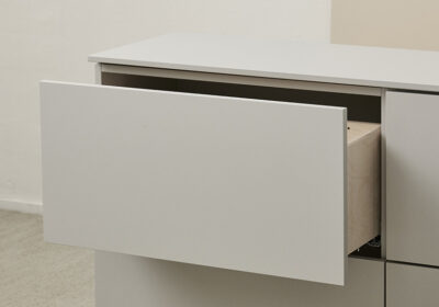 Fuuga laatikosto, cashmere, kaksiosainen, säätösokkeli