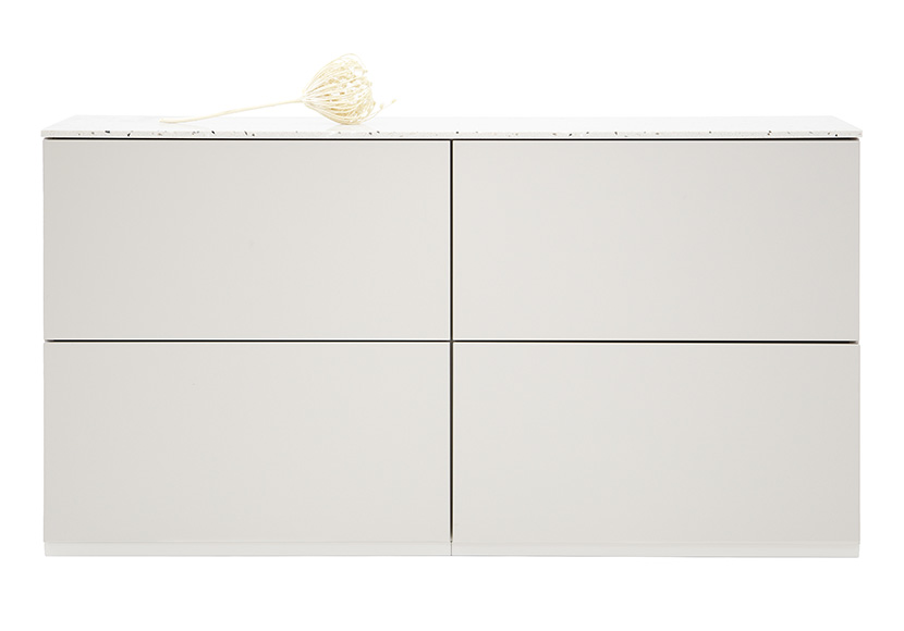 Fuuga laatikosto, cashmere, kaksiosainen, säätösokkeli