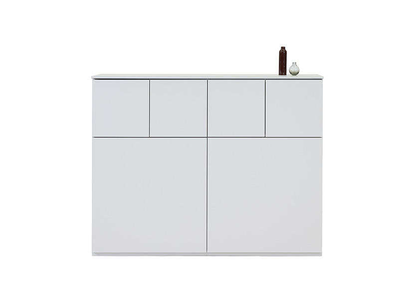 Fuuga kaappi isoilla ja pienillä ovilla, cashmere