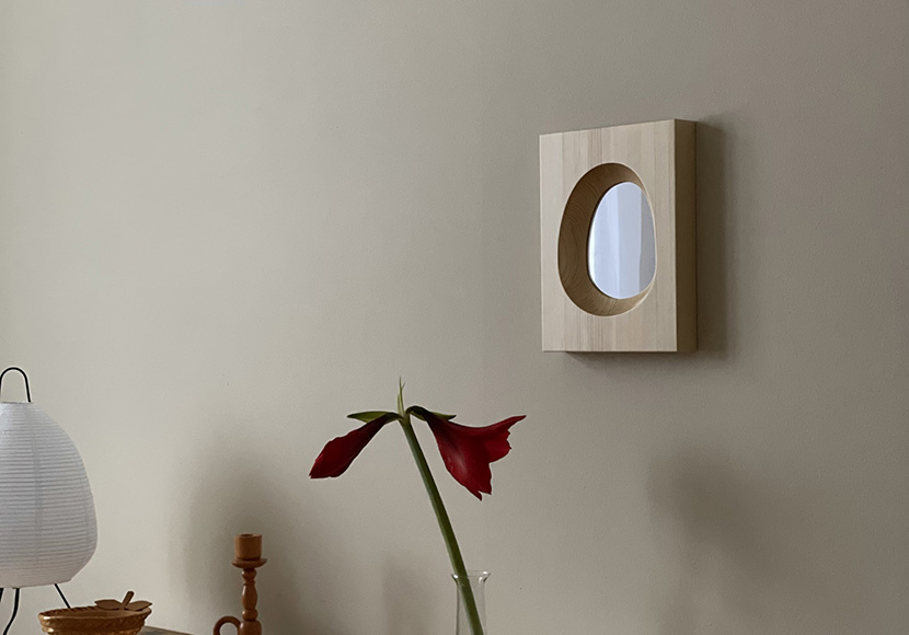Lundia Knot -peili, pöytä, luonnonväri