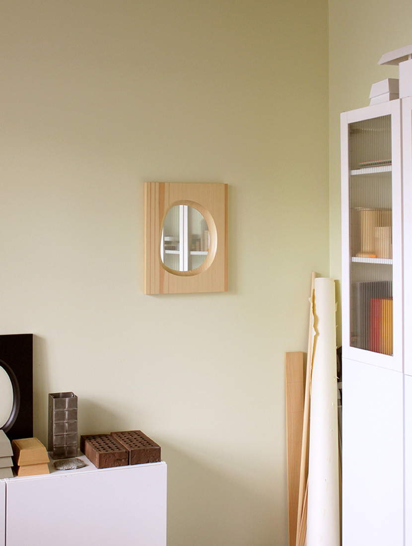 Lundia Knot -peili, seinä, luonnonväri