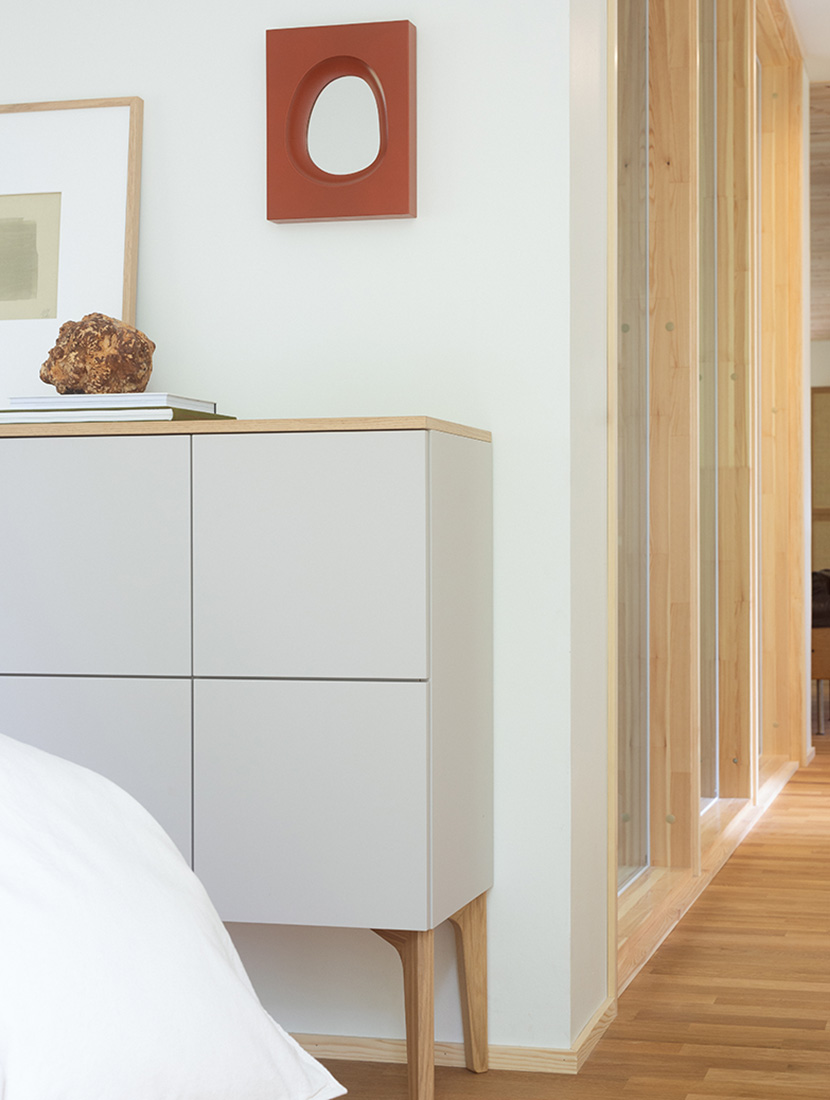 Lundia Knot -peili, pöytä, punainen