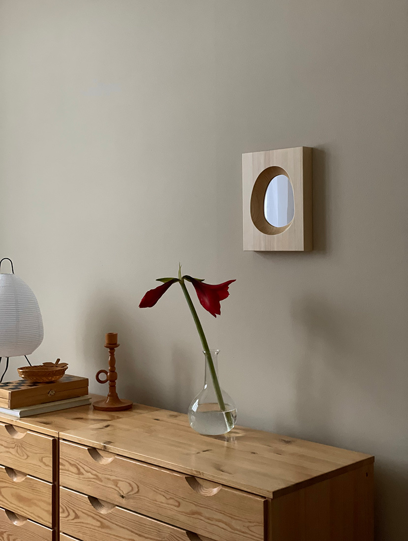 Lundia Knot -peili, pöytä, luonnonväri
